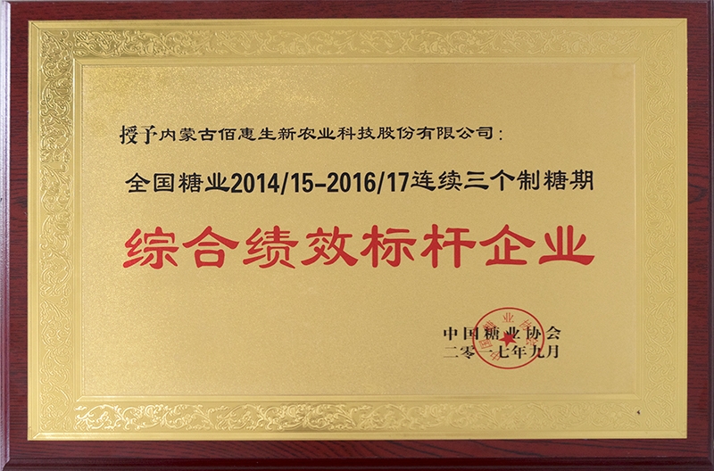 綜合績(jì)效標桿企業(yè)-(2)